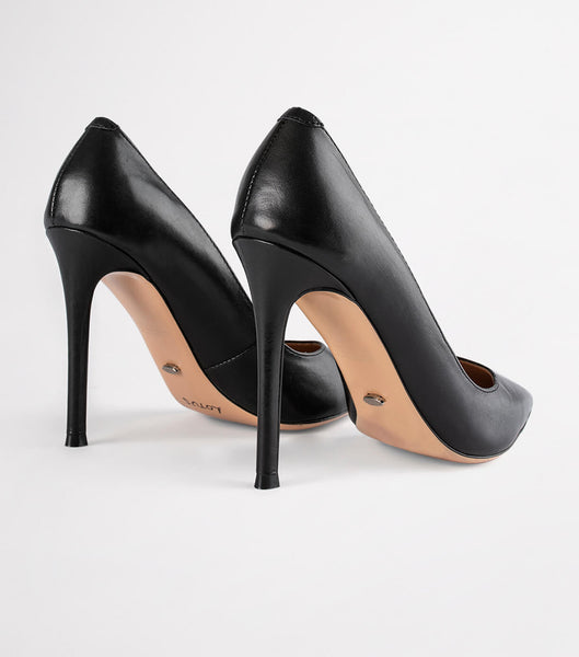 Tony Bianco Lotus Black Como 10.3cm Court Skor Svarta | SEXBR92497