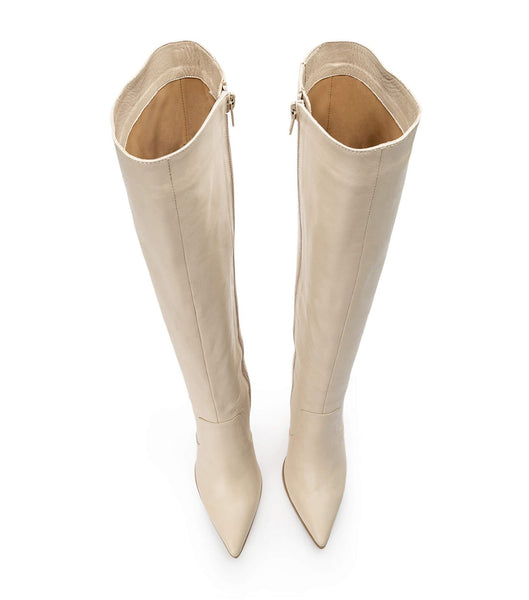 Tony Bianco Lucille Vanilla Venice 10.3cm Mid Calf Boots Ljusgula | ZSENQ16791