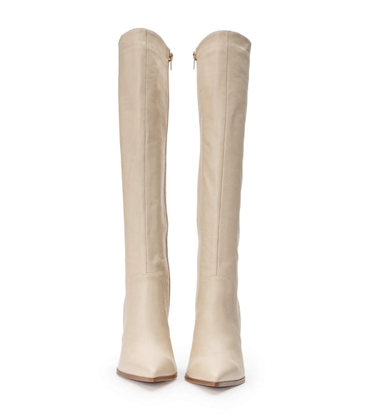 Tony Bianco Lucille Vanilla Venice 10.3cm Mid Calf Boots Ljusgula | ZSENQ16791