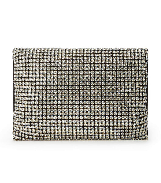 Tony Bianco Maddox Clear Crystal Clutch Tillbehör Silver | SECVG15680