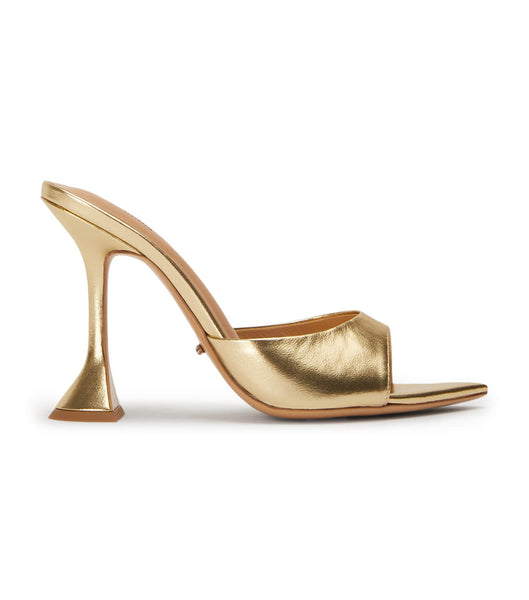 Tony Bianco Marcel Gold Nappa Metallic 10.5cm Brudklackar Guld Metal | PSEQX27147