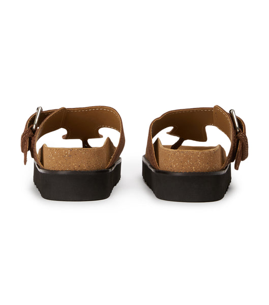 Tony Bianco Marlo Choc Mocka 3cm Platta Sandaler Bruna | GSEEC46712