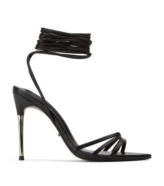 Tony Bianco Mavis Black Nappa 10.5cm Strappy Heels Svarta | BSESD51153