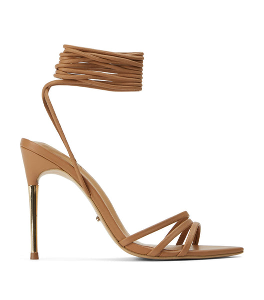 Tony Bianco Mavis Caramel Venice 10.5cm Strappy Heels Beige | LSETR45231