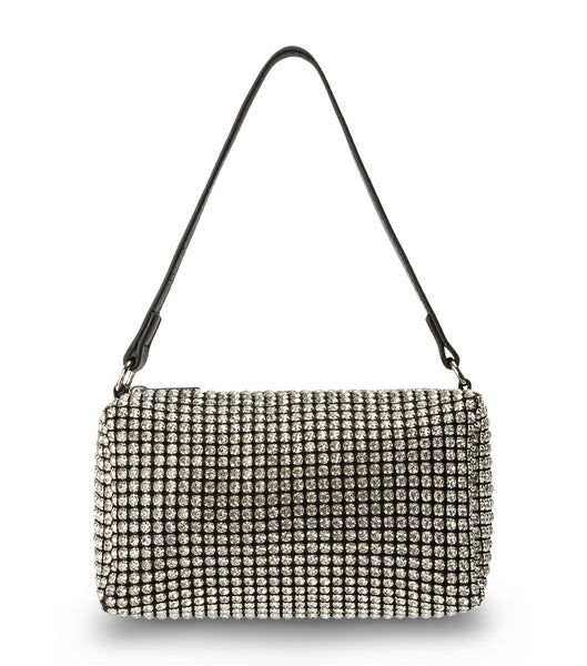 Tony Bianco Moma Clear Crystal Mini Handbags Tillbehör Silver | SEQCS27874