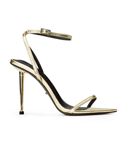 Tony Bianco Myra Gold Nappa Metallic 10.5cm Stilettklackar Guld Metal | GSEEC73874