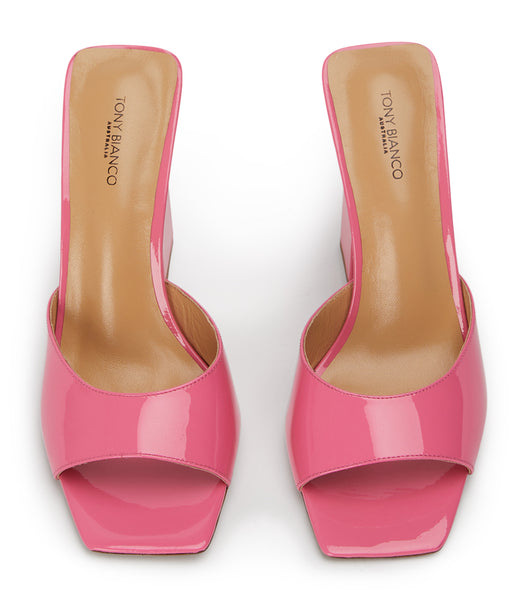 Tony Bianco Naja Flamingo Lack 10.5cm Evenemangsklackar Rosa | ZSENQ54372