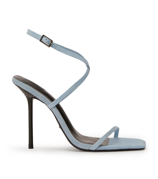 Tony Bianco Naxos Sky Mocka 10.5cm Strappy Heels Blå | DSEKV61164