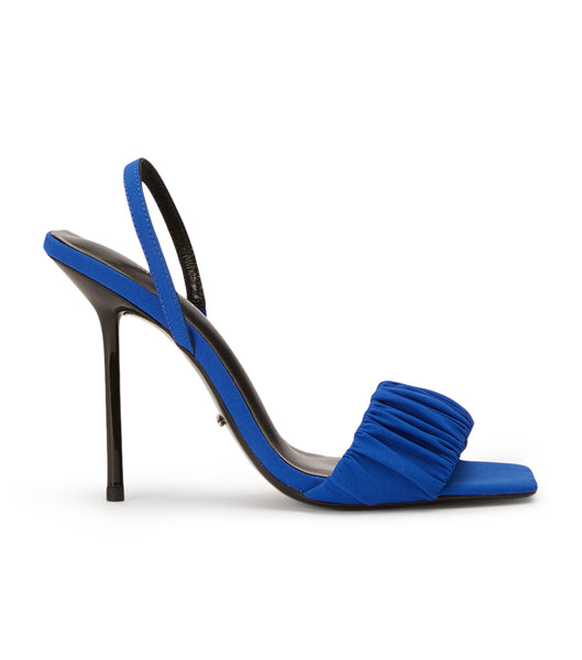 Tony Bianco Nixon Azure Crepe 10.5cm Evenemangsklackar Azurblå | ZSENQ95136