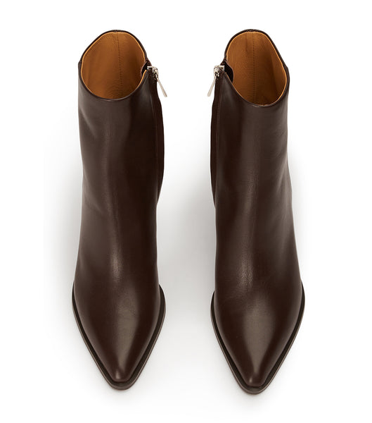 Tony Bianco Phoenix Choc Como 7.5cm Ankelboots Röda | YSEVQ85273