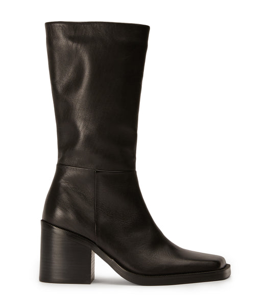 Tony Bianco Prestige Black Como 8cm Mid Calf Boots Svarta | YSEGT13206