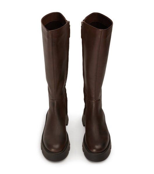 Tony Bianco Rage Choc Como 5.5cm Mid Calf Boots Choklad | ASEWC40187