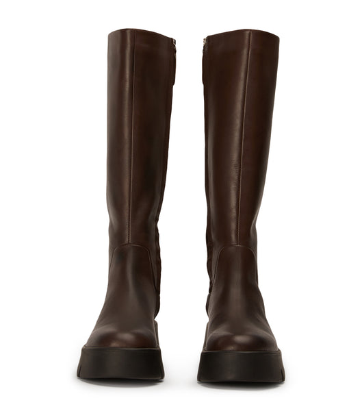 Tony Bianco Rage Choc Como 5.5cm Mid Calf Boots Choklad | ASEWC40187