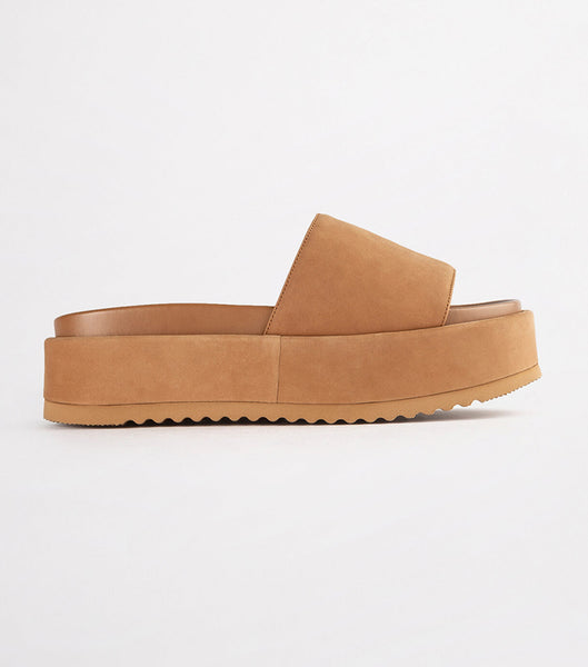 Tony Bianco Rio Caramel Phoenix 6cm Platta Sandaler Röda | GSEUC12335