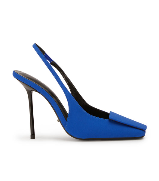 Tony Bianco Rue Azure Crepe 10.5cm Evenemangsklackar Azurblå | QSEWA44589