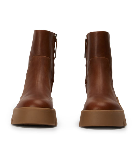 Tony Bianco Rumble Cognac 5.5cm Ankelboots Bruna | SECIF39468