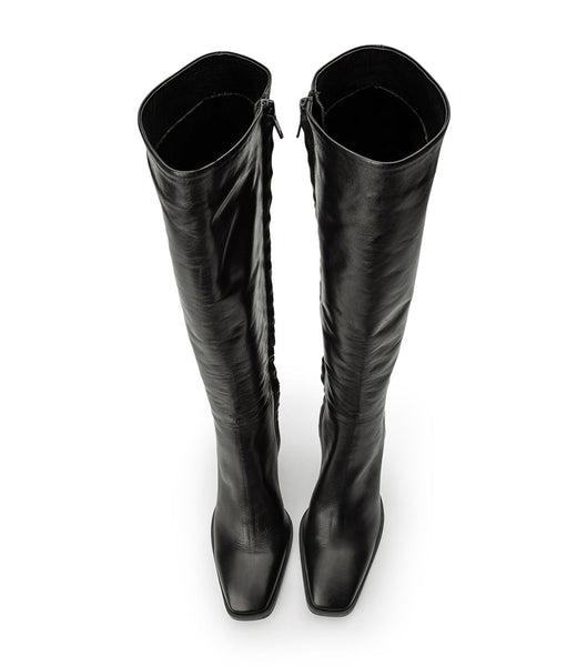 Tony Bianco Rylee Black Venice 8.5cm Mid Calf Boots Svarta | QSEWA96637