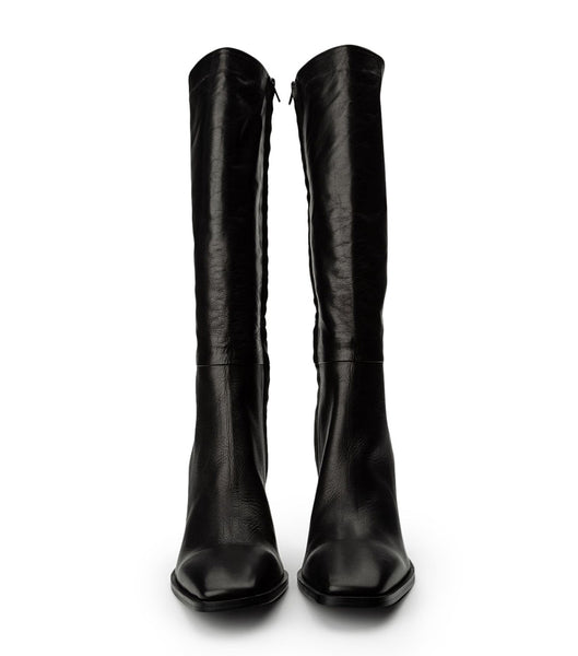 Tony Bianco Rylee Black Venice 8.5cm Mid Calf Boots Svarta | QSEWA96637