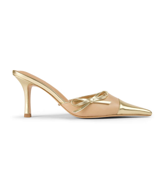 Tony Bianco Shirley Beech/Gold 8cm Court Skor Guld | LSESX12222