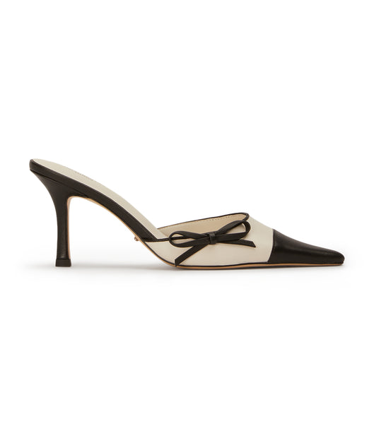 Tony Bianco Shirley Bone/Black 8cm Court Skor Beige Svarta | ASEDF54344