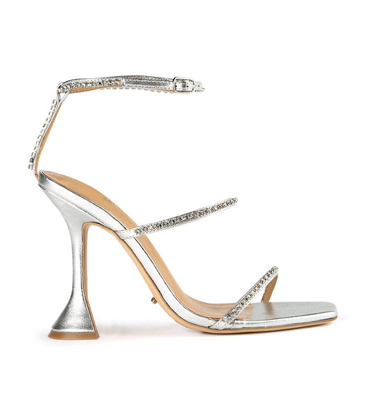 Tony Bianco Shy Silver Nappa Metallic 10.5cm Evenemangsklackar Silver Metal | SEEAH34555