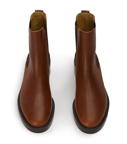 Tony Bianco Tango Cognac 4cm Ankelboots Bruna | PSEQX11636