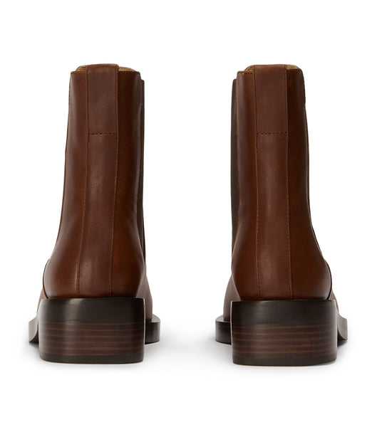 Tony Bianco Tango Cognac 4cm Ankelboots Bruna | PSEQX11636