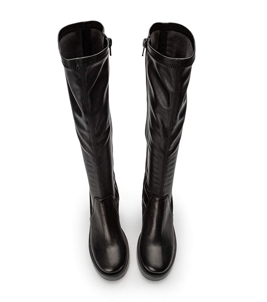 Tony Bianco Tibby Black Venice/Black Venezia 9cm Mid Calf Boots Svarta | XSEBH93308