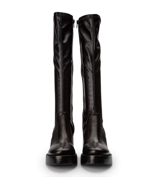 Tony Bianco Tibby Black Venice/Black Venezia 9cm Mid Calf Boots Svarta | XSEBH93308