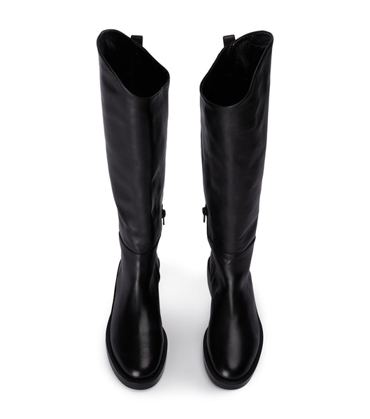 Tony Bianco Tyler Black Como 4cm Mid Calf Boots Svarta | SEDYB37786