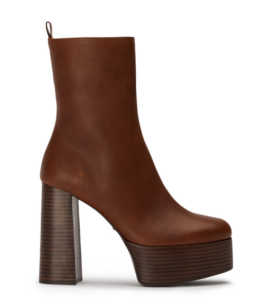 Tony Bianco Tyra Cognac 12cm Ankelboots Bruna | SEIIZ49524