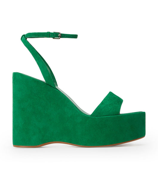 Tony Bianco Vesna Jade Mocka 13cm Kilklack Gröna | USEND99791