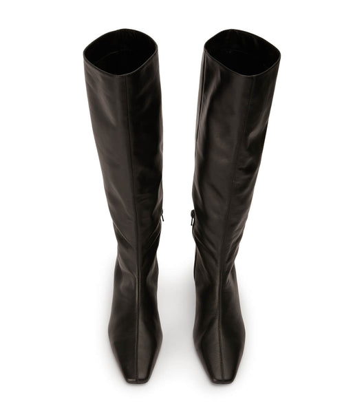 Tony Bianco Vixon Black Venice 5cm Mid Calf Boots Svarta | XSEBH20611