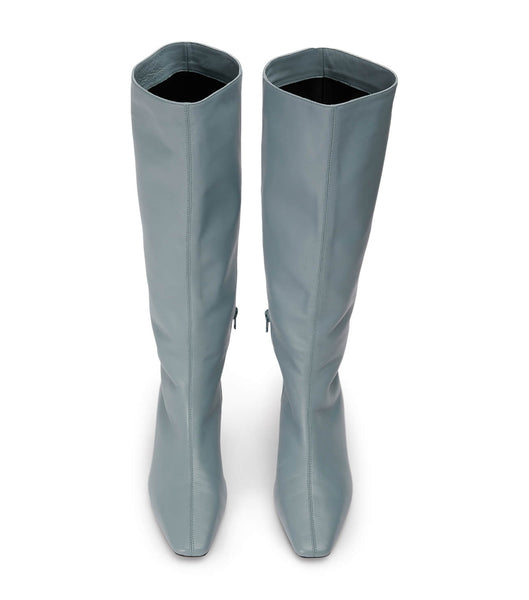 Tony Bianco Vixon Steel Nappa 5cm Mid Calf Boots Grå | QSEUV24944