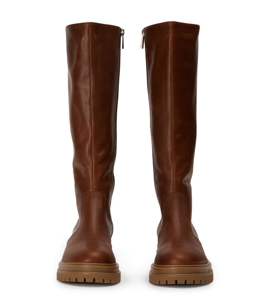 Tony Bianco Wanda Cognac 4.5cm Mid Calf Boots Bruna | DSEVO18573