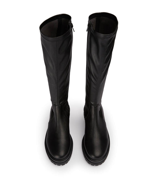 Tony Bianco Waze Black Venice/Black Venezia 4.5cm Mid Calf Boots Svarta | FSEHY85143