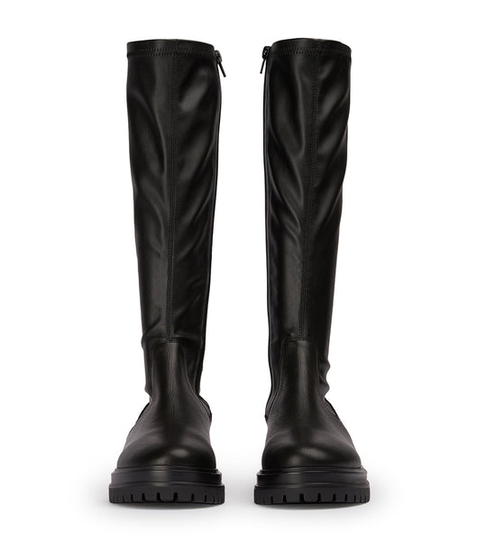 Tony Bianco Waze Black Venice/Black Venezia 4.5cm Mid Calf Boots Svarta | FSEHY85143