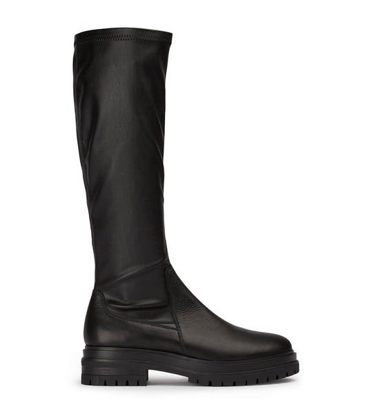 Tony Bianco Waze Black Venice/Black Venezia 4.5cm Mid Calf Boots Svarta | FSEHY85143