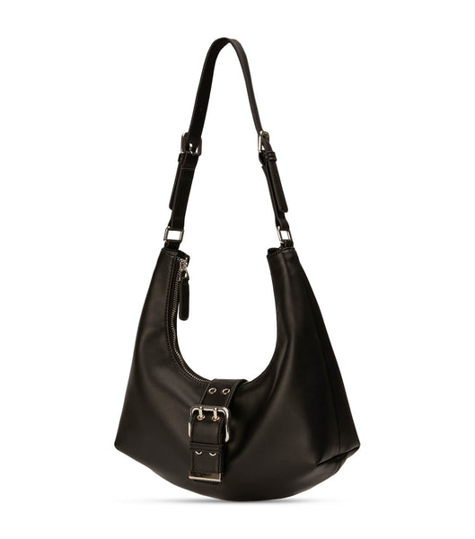 Tony Bianco Zali Black Läder Shoulder Bag Tillbehör Svarta | DSEKV76674