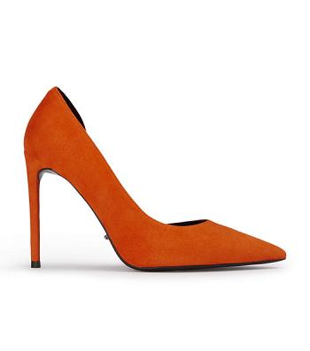 Tony Bianco Alyx Aperol Mocka 10.5cm Court Skor Orange | ZSENQ21338