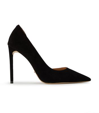 Tony Bianco Alyx Black Mocka 10.5cm Court Skor Svarta | SEDYB91211