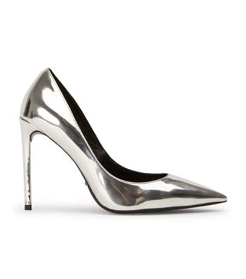 Tony Bianco Anja Silver Shine 10.5cm Bling klackar Silver | SECIF30555