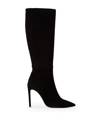 Tony Bianco Apollo Black Mocka 10.5cm Mid Calf Boots Svarta | FSEUI99416