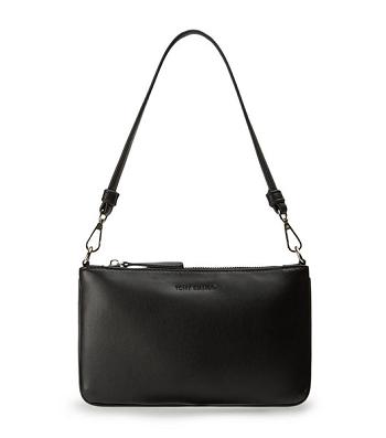 Tony Bianco Banjo Black Läder Shoulder Bag Tillbehör Svarta | FSEUI33554