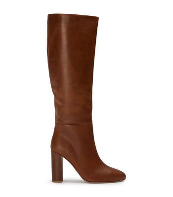 Tony Bianco Boss Cognac 9.5cm Mid Calf Boots Bruna | SEJZR48081