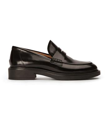 Tony Bianco Cherish Black Hi Shine 4.5cm Loafers Svarta | FSEHY75217