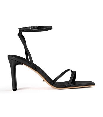 Tony Bianco Corso Black Nappa 8.5cm Strappy Heels Svarta | SEQAV78112