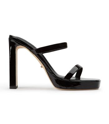 Tony Bianco Diane Black Lack 11.5cm Platform Skor Svarta | TSEPQ33910