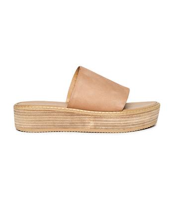 Tony Bianco Elke Caramel 4.5cm Badtofflor Beige | SEZDE14309