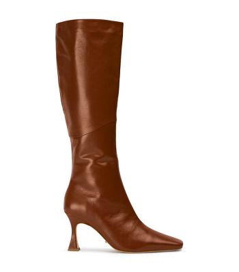 Tony Bianco Fantasy Rust Venice 8cm Mid Calf Boots Röda | QSEUV64195